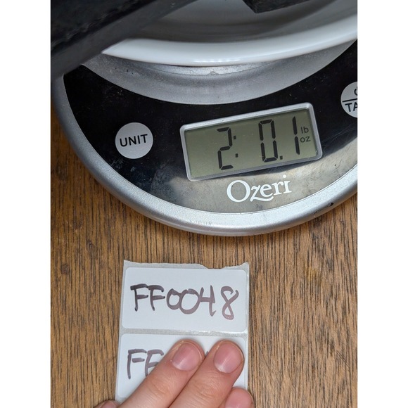 Vtg Y2K Black Leather Suede Studded Ankle Moto Boots Womens 9 EU 40 - Picture 13 of 13